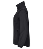 Clique Classic Softshell Jacket – dame – Svart – venstre side