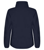 Clique Classic Softshell Jacket – dame – Mørk marineblå – bakside