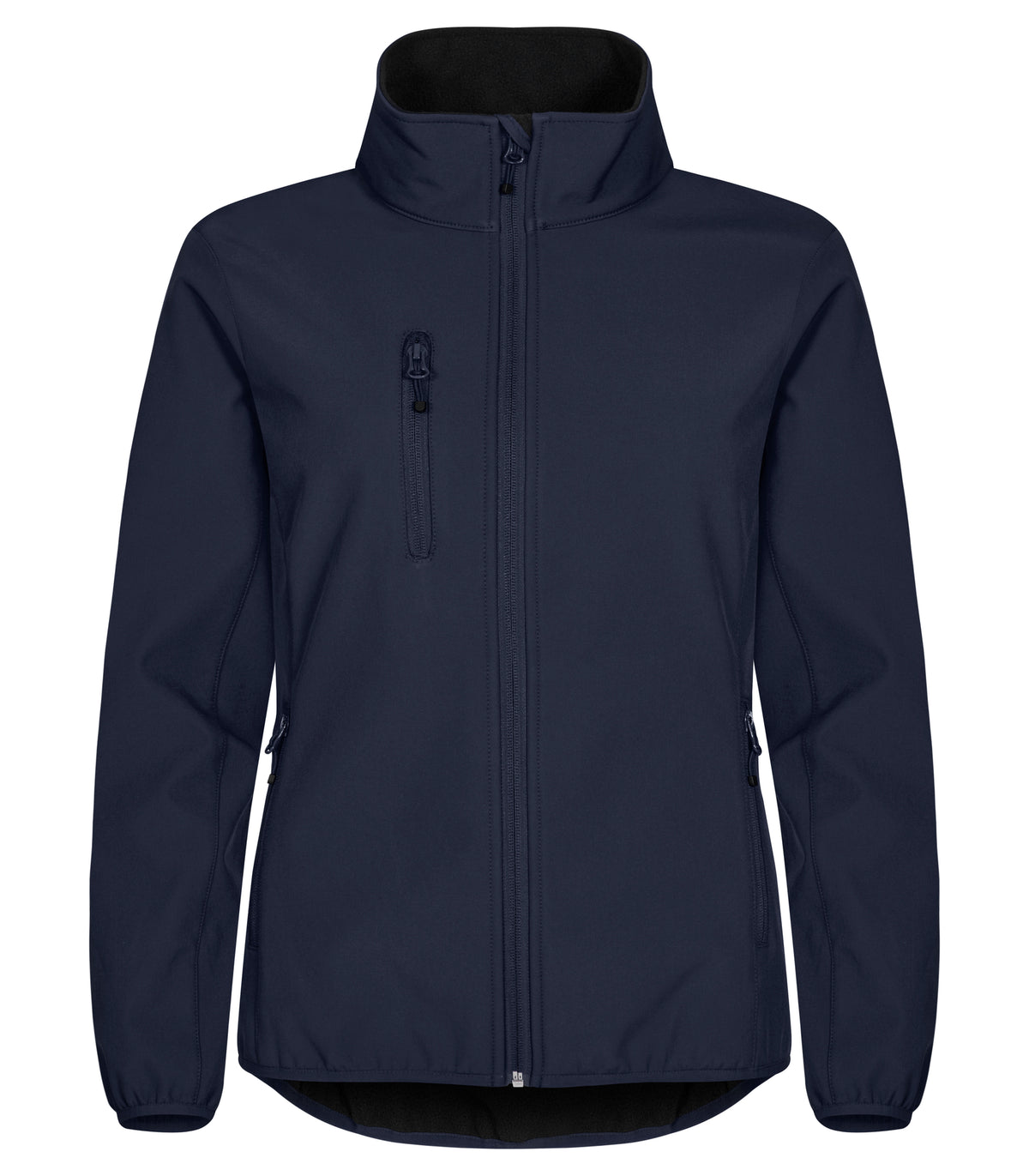Clique Classic Softshell Jacket – dame – Mørk marineblå – forside