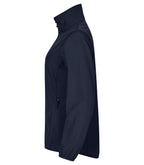 Clique Classic Softshell Jacket – dame – Mørk marineblå – venstre side