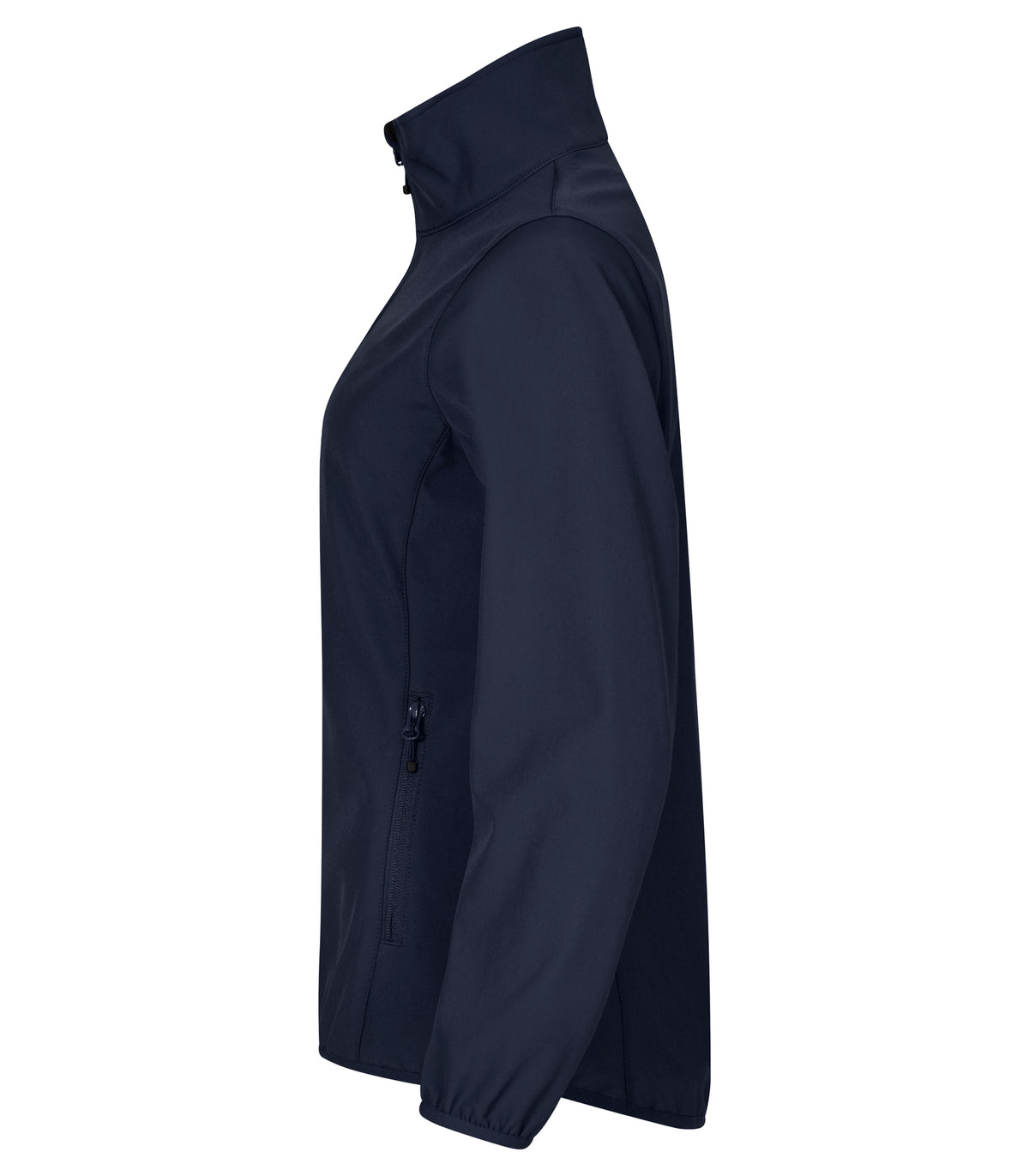 Clique Classic Softshell Jacket – dame – Mørk marineblå – venstre side
