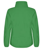 Clique Classic Softshell Jacket – dame – Eplegrønn – bakside