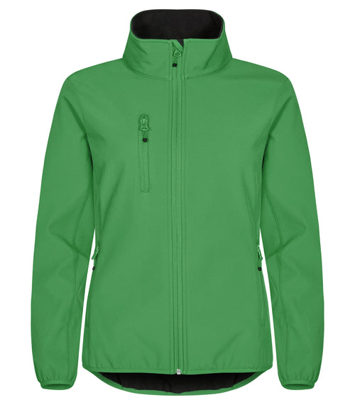 Clique Classic Softshell Jacket – dame – Eplegrønn – forside