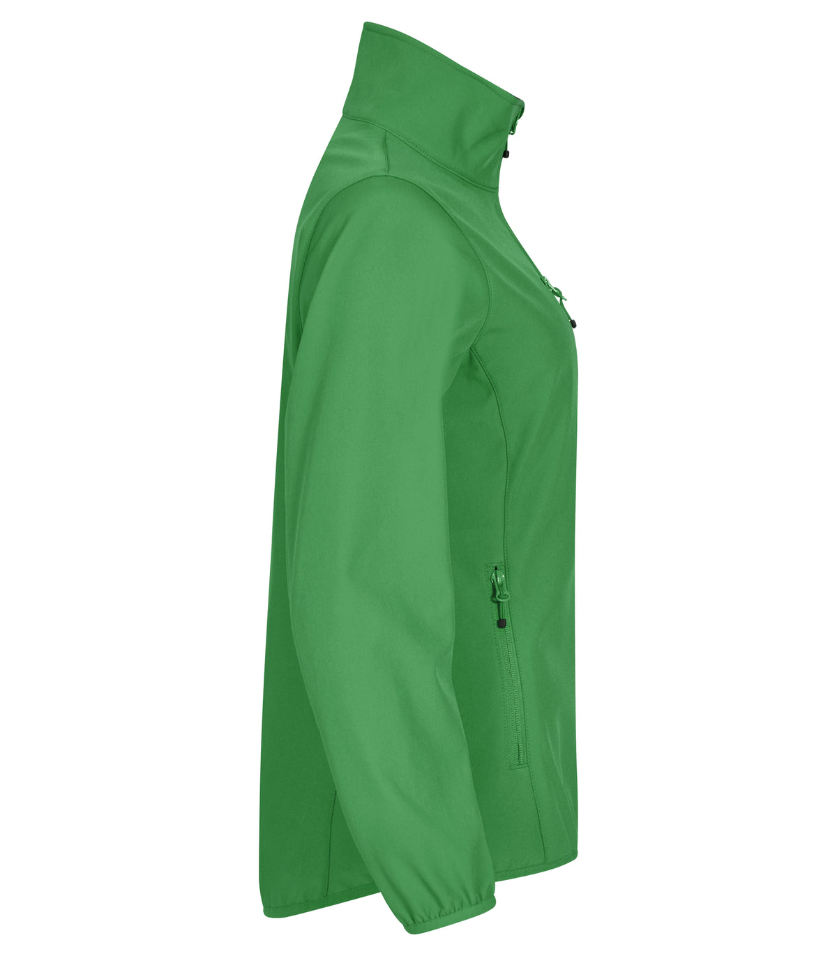 Clique Classic Softshell Jacket – dame – Eplegrønn – høyre side