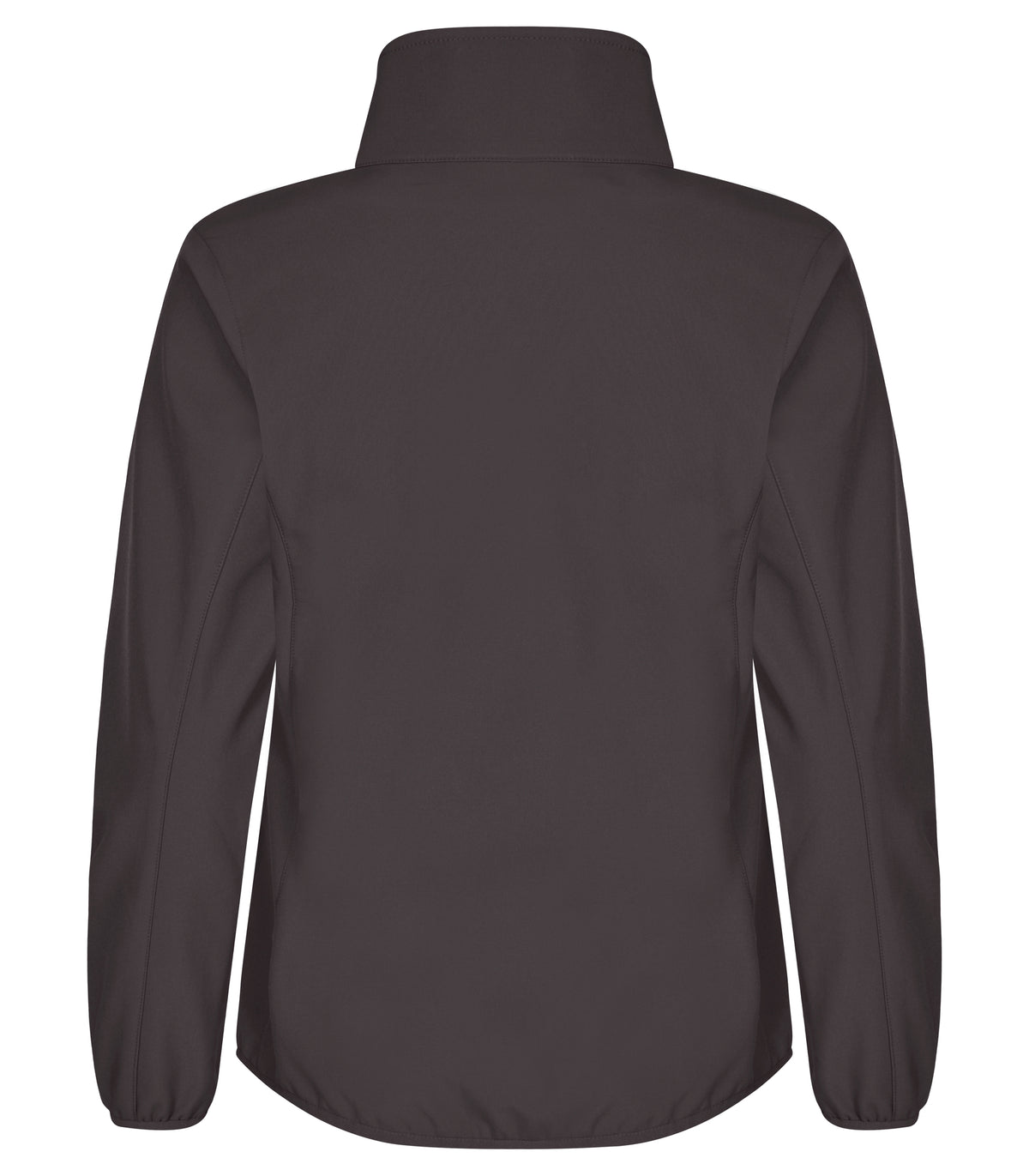 Clique Classic Softshell Jacket – dame – Mørk grå – bakside