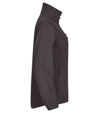 Clique Classic Softshell Jacket – dame – Mørk grå – høyre side