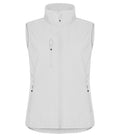 Clique Classic Softshell Vest – dame – Hvit – forside