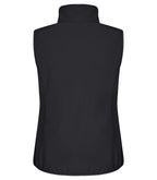 Clique Classic Softshell Vest – dame – Svart – bakside