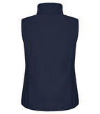 Clique Classic Softshell Vest – dame – Mørk marineblå – bakside