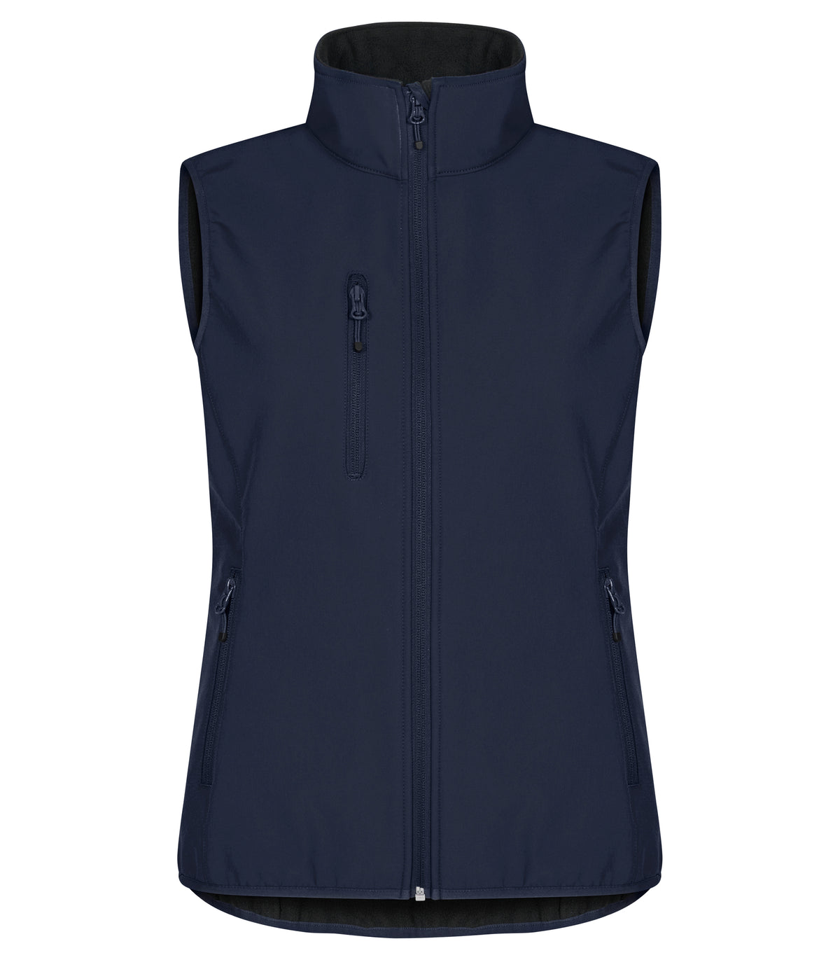 Clique Classic Softshell Vest – dame – Mørk marineblå – forside