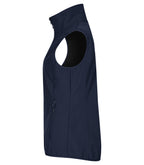Clique Classic Softshell Vest – dame – Mørk marineblå – venstre side