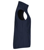 Clique Classic Softshell Vest – dame – Mørk marineblå – høyre side