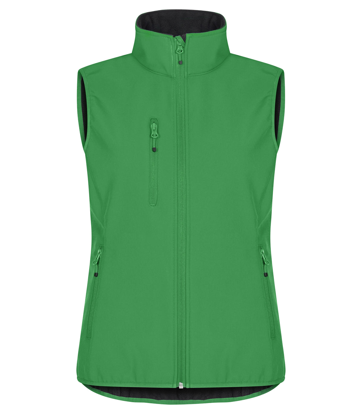 Clique Classic Softshell Vest – dame – Eplegrønn – forside