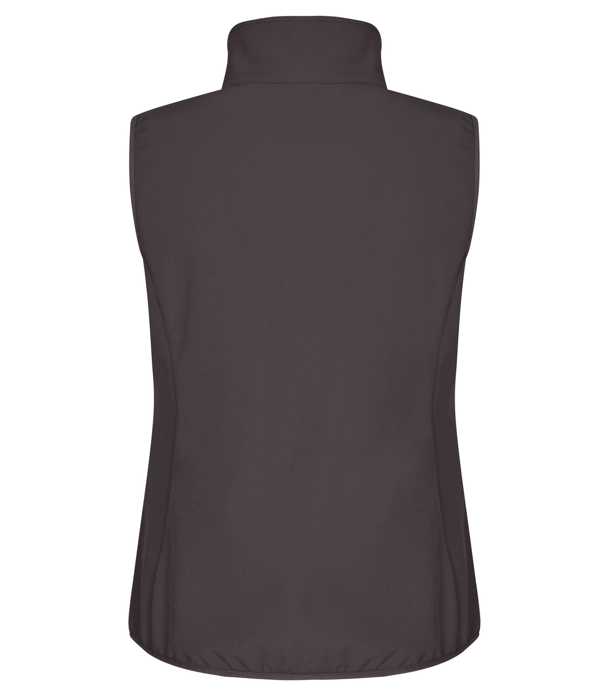Clique Classic Softshell Vest – dame – Mørk grå – bakside