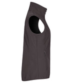 Clique Classic Softshell Vest – dame – Mørk grå – høyre side