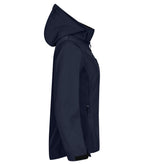 Clique Classic Softshell Hoody – dame – Mørk marineblå – høyre side
