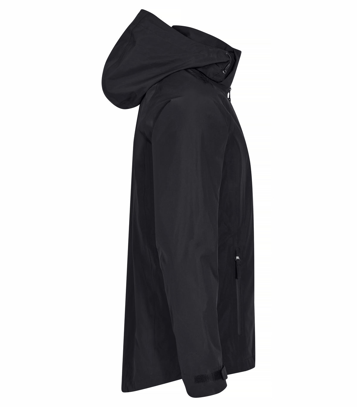 Clique Classic Shell Jacket – Svart – høyre side