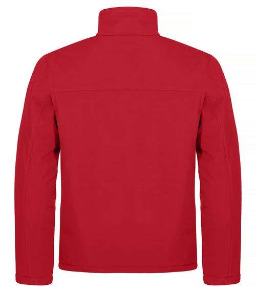 Clique Padded Softshell Jacket – Rød – bakside