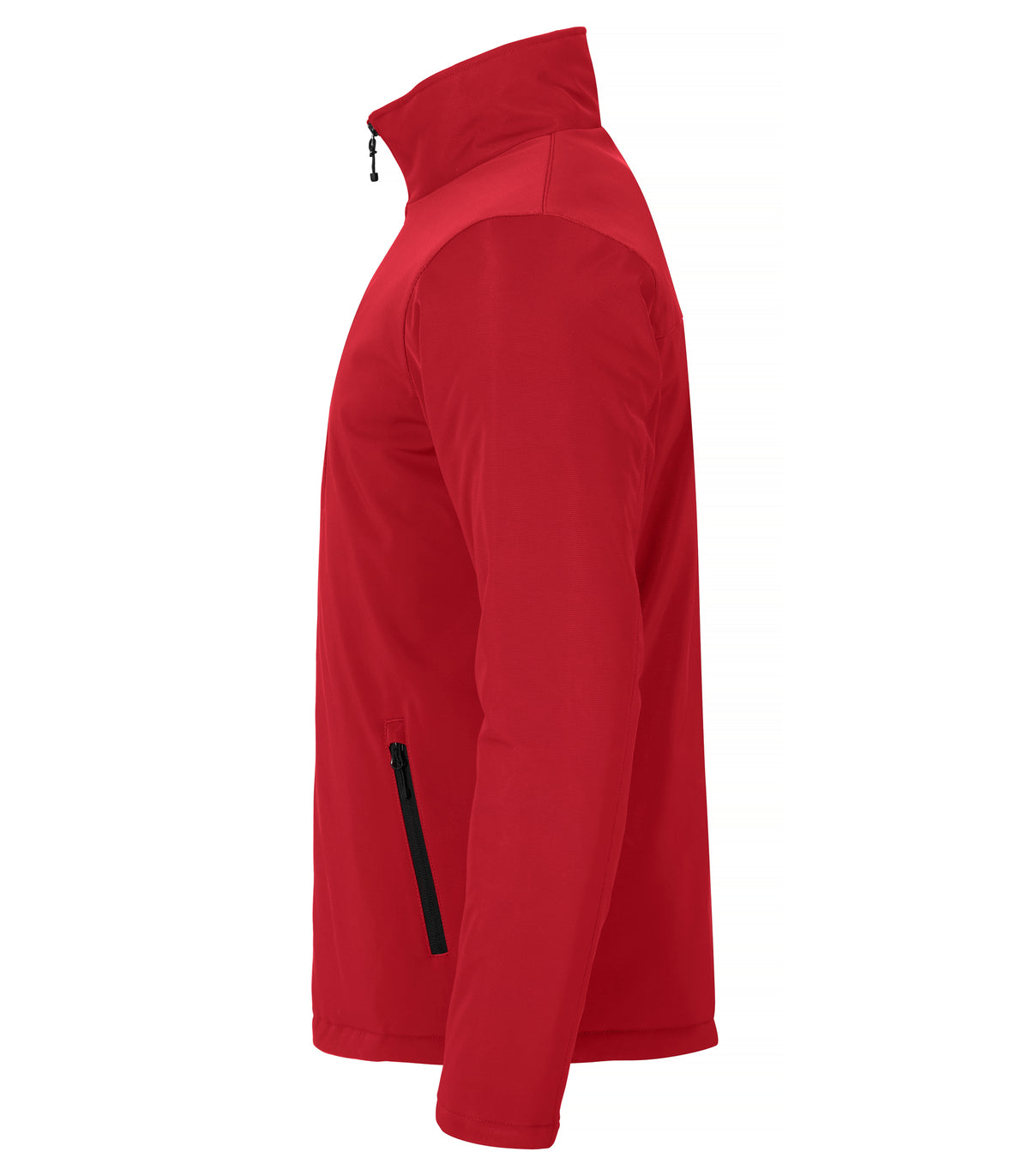 Clique Padded Softshell Jacket – Rød – venstre side
