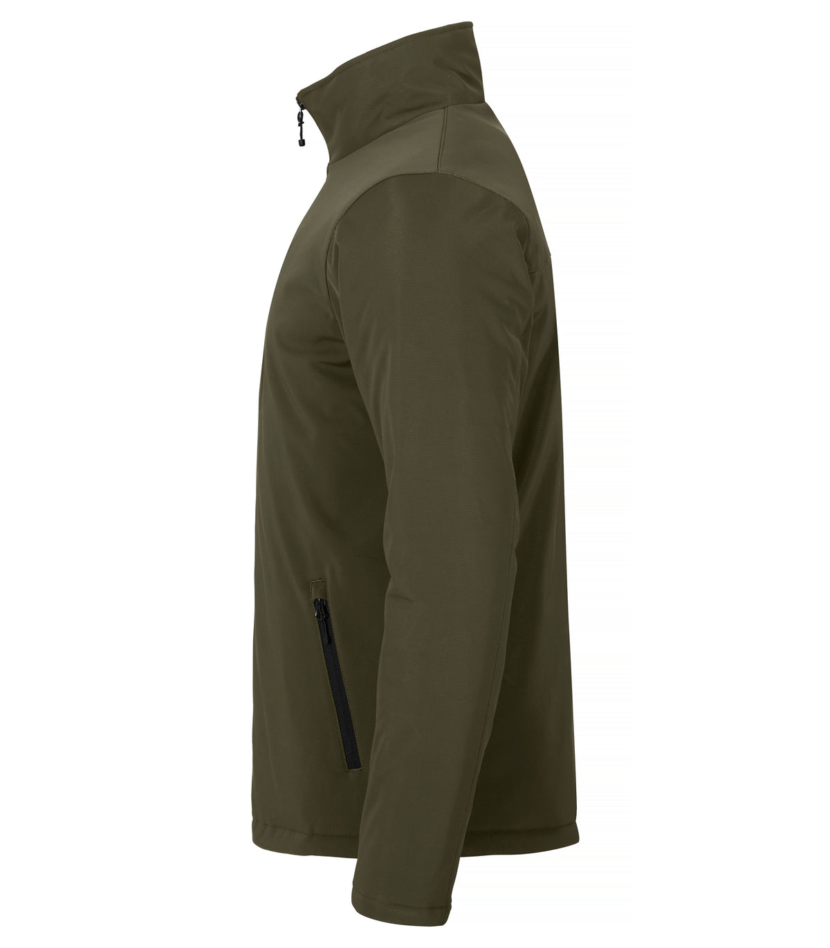 Clique Padded Softshell Jacket – Tåkegrønn – venstre side