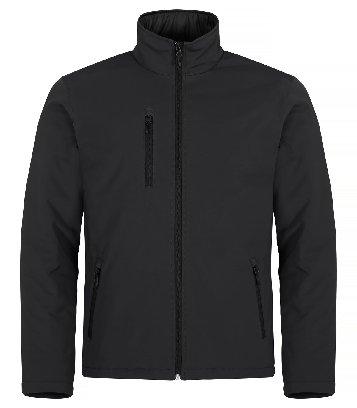 Clique Padded Softshell Jacket – Svart – forside