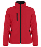 Clique Padded Softshell Jacket – dame – Rød – forside