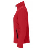 Clique Padded Softshell Jacket – dame – Rød – venstre side