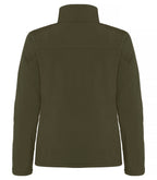 Clique Padded Softshell Jacket – dame – Tåkegrønn – bakside