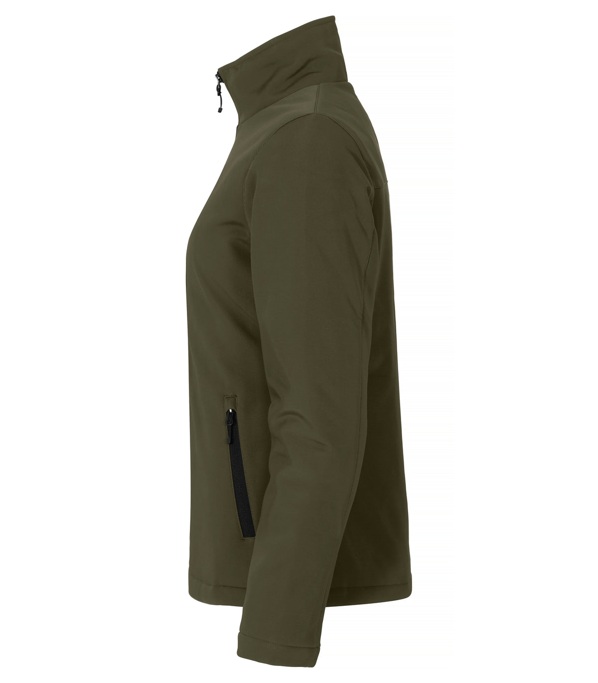 Clique Padded Softshell Jacket – dame – Tåkegrønn – venstre side