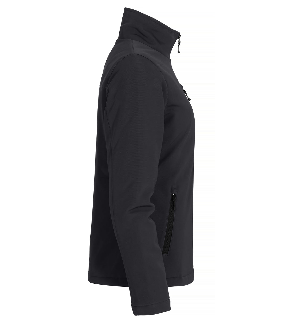 Clique Padded Softshell Jacket – dame – Svart – høyre side