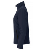 Clique Padded Softshell Jacket – dame – Mørk marineblå – venstre side