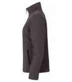 Clique Padded Softshell Jacket – dame – Mørk grå – venstre side