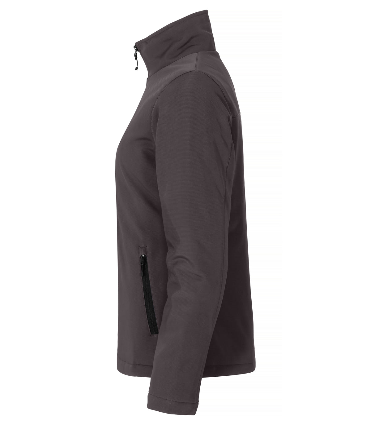 Clique Padded Softshell Jacket – dame – Mørk grå – venstre side