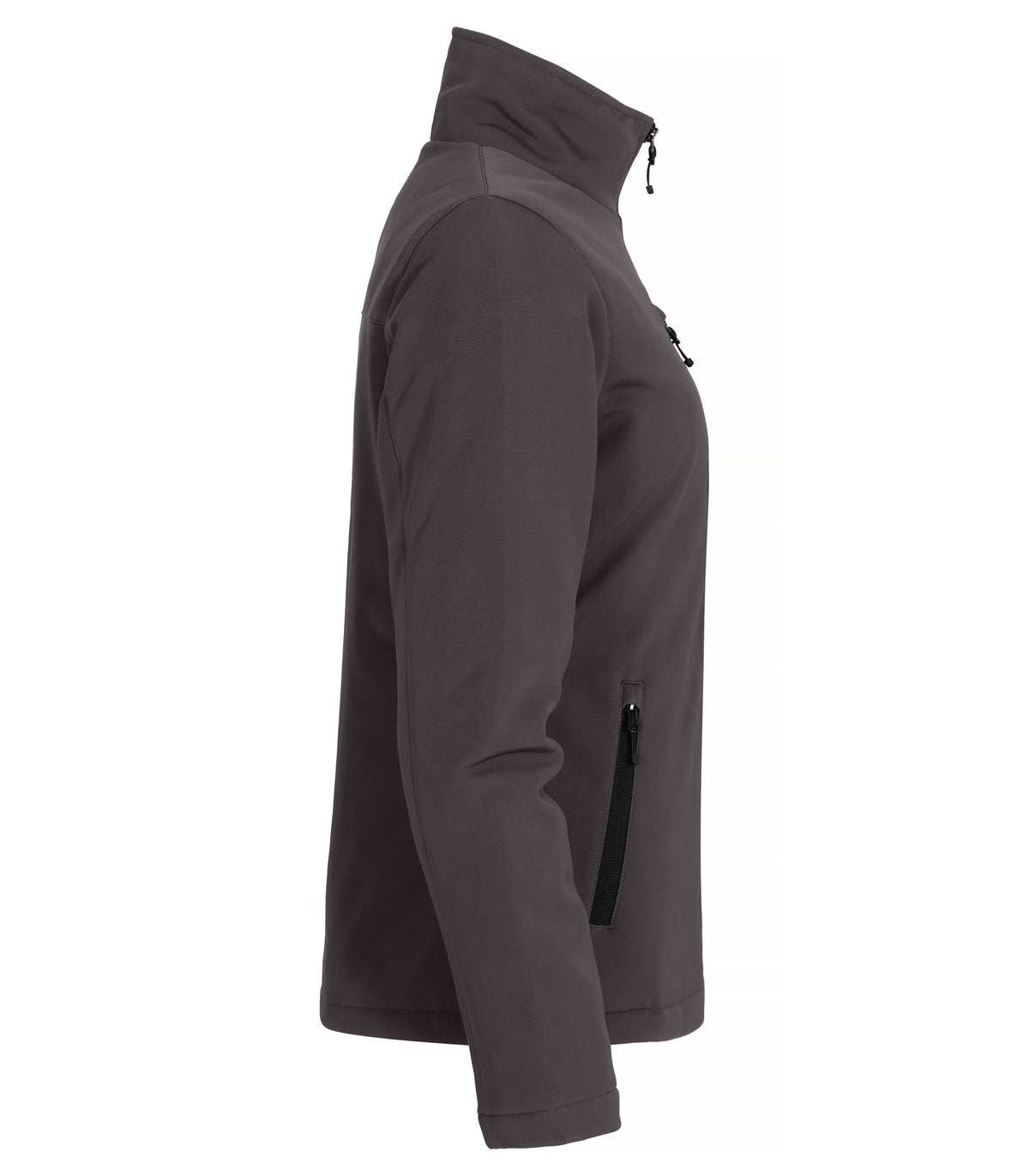Clique Padded Softshell Jacket – dame – Mørk grå – høyre side