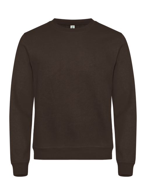 Clique Miami Roundneck – Mørk mokka – forside