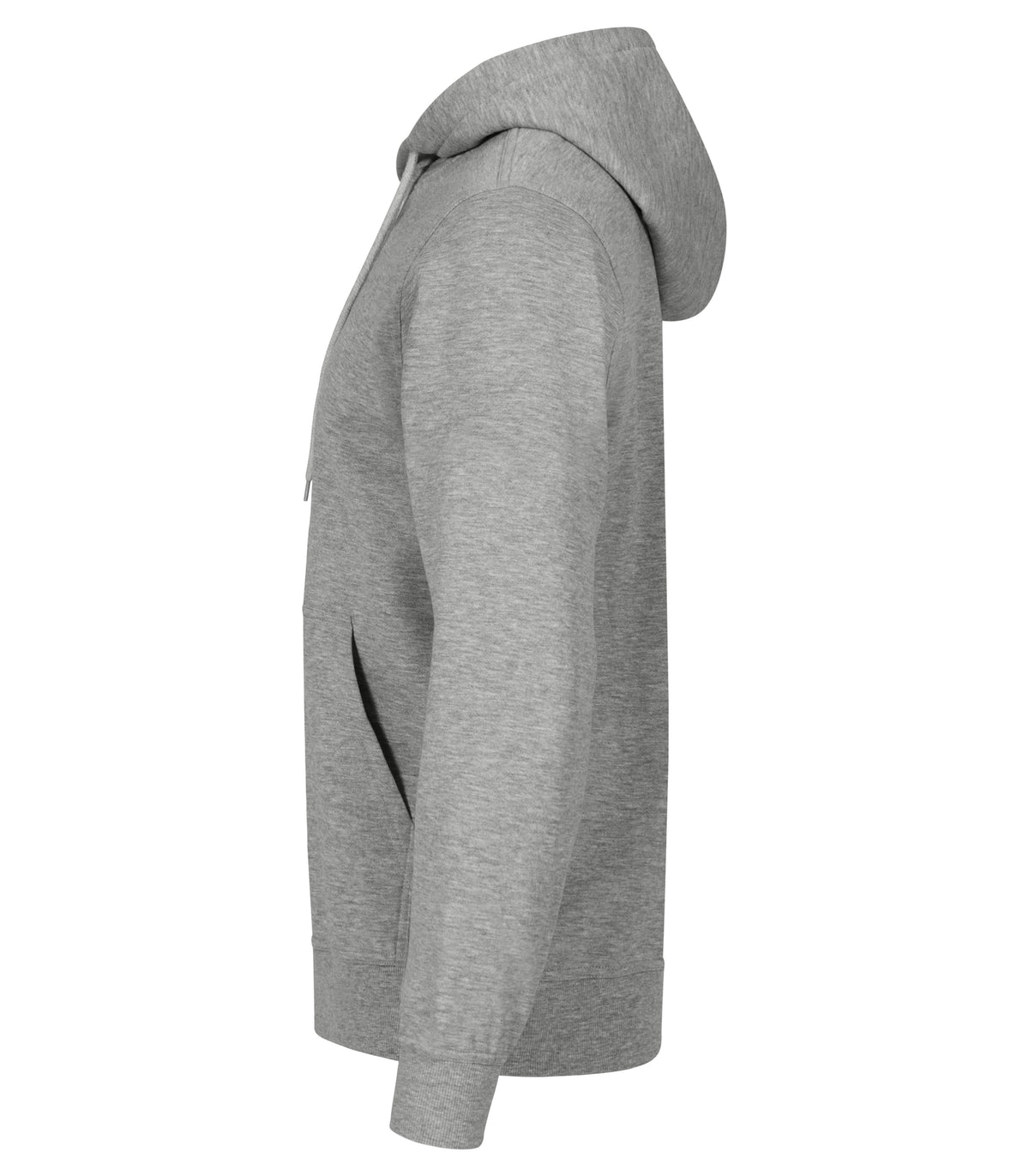 Clique Miami Hoody – Gråmelert – venstre side
