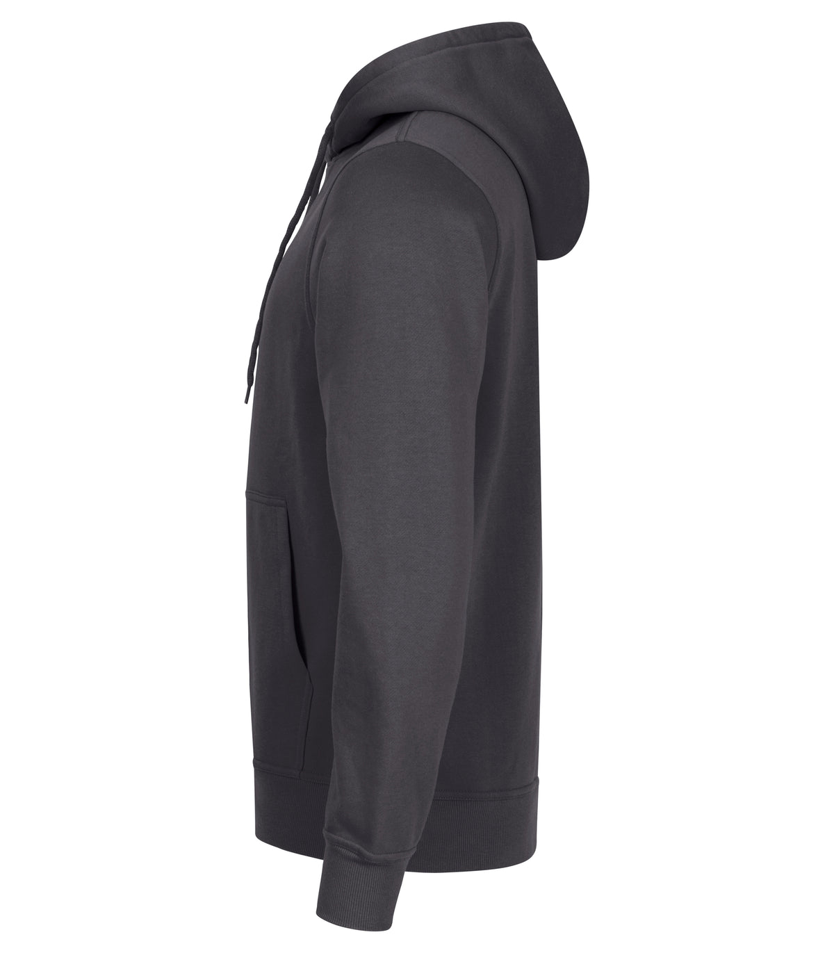 Clique Miami Hoody – Metallgrå – venstre side
