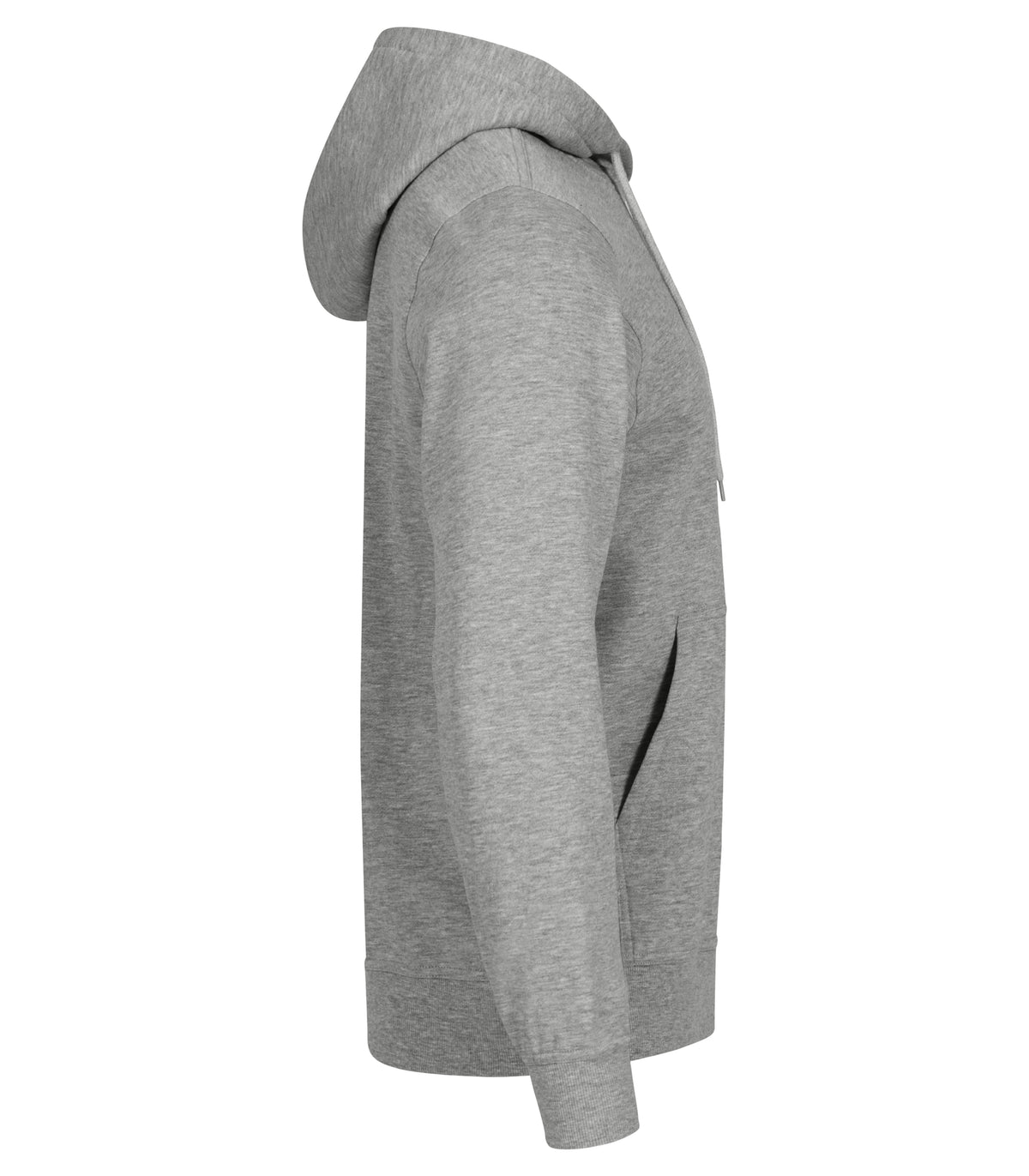 Clique Miami Hoody – Gråmelert – høyre side