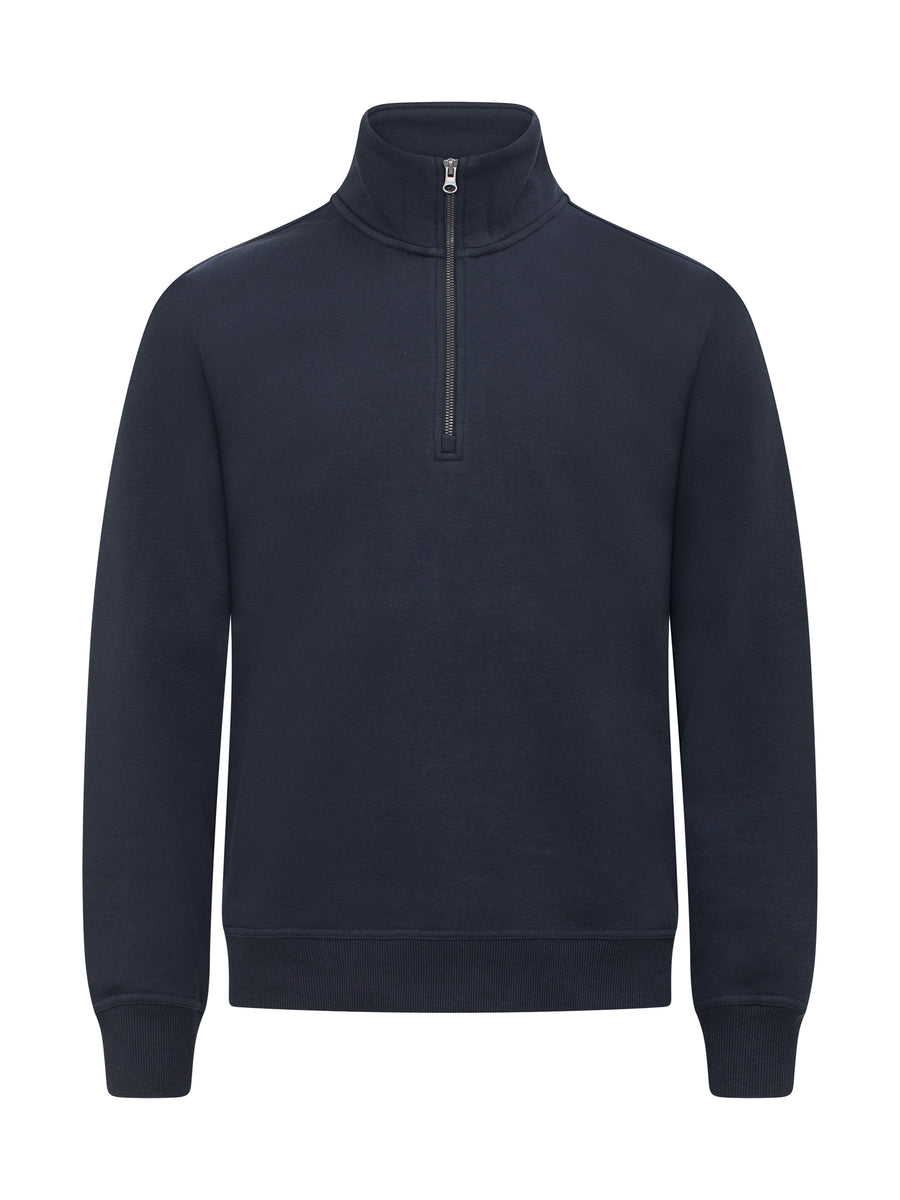 Clique Miami Half Zip – Mørk marineblå – forside