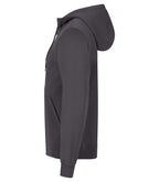 Clique Miami Hoody Full Zip – Metallgrå – venstre side