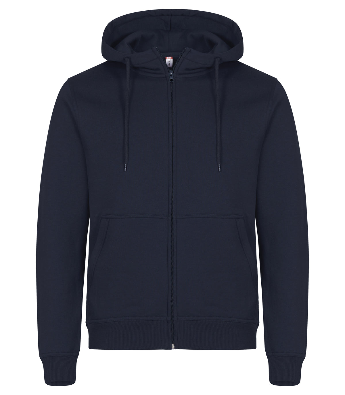 Clique Miami Hoody Full Zip – Mørk marineblå – forside