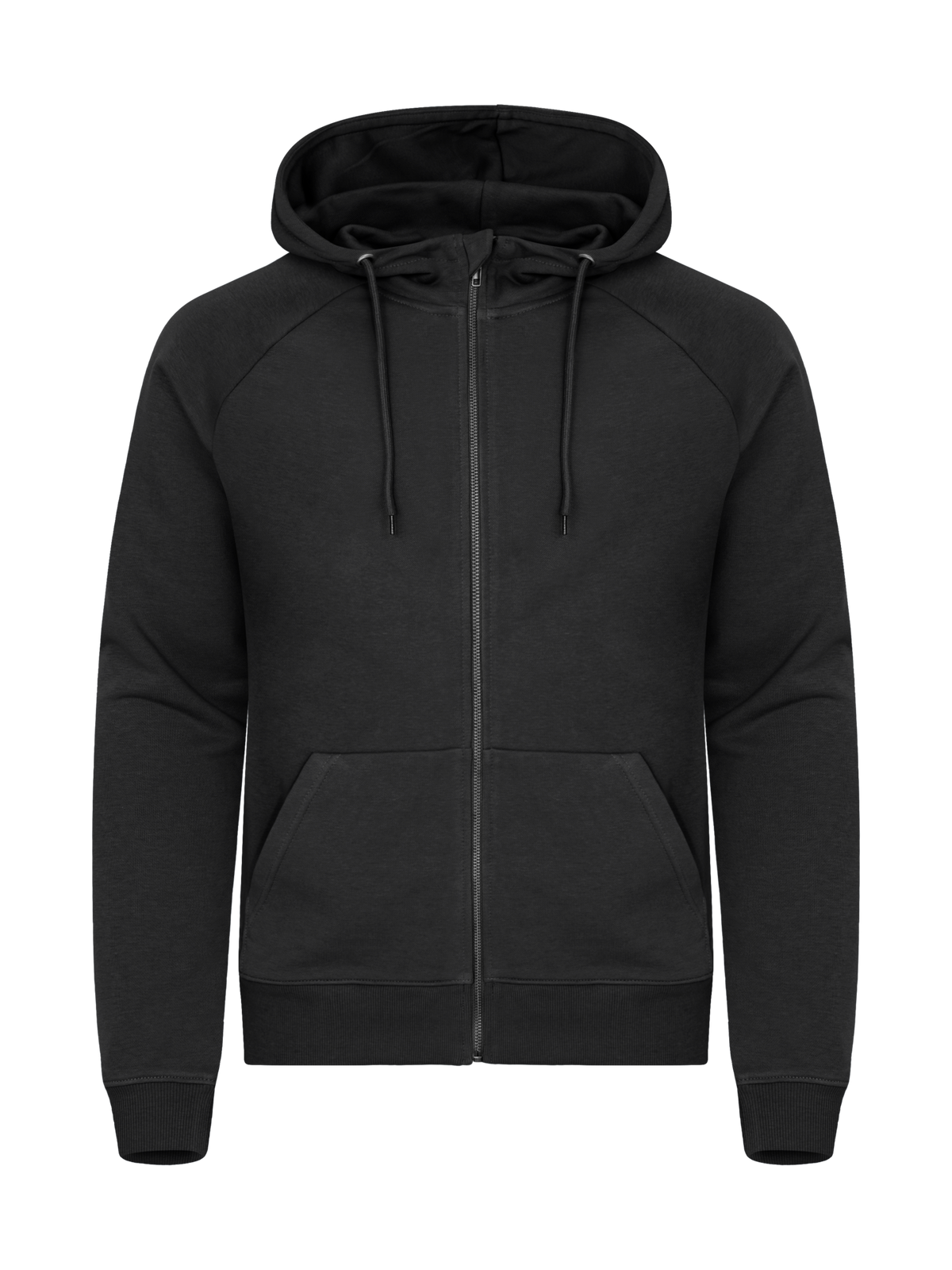 Clique Miami PRO Hoody Full Zip – Svart – forside
