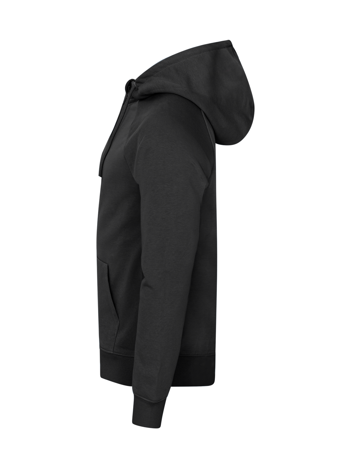 Clique Miami PRO Hoody Full Zip – Svart – venstre side