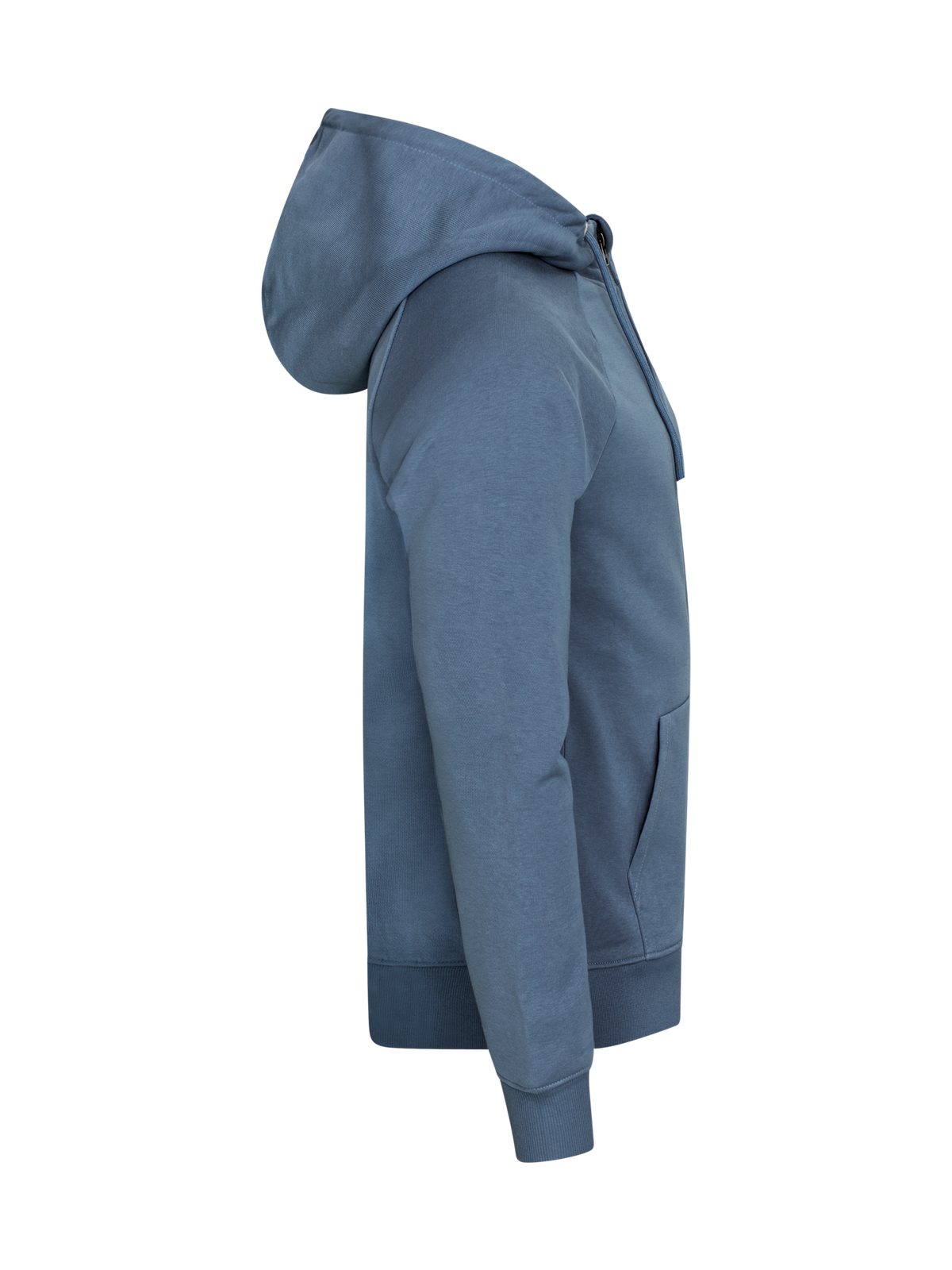 Clique Miami PRO Hoody Full Zip – Stålblå – høyre side