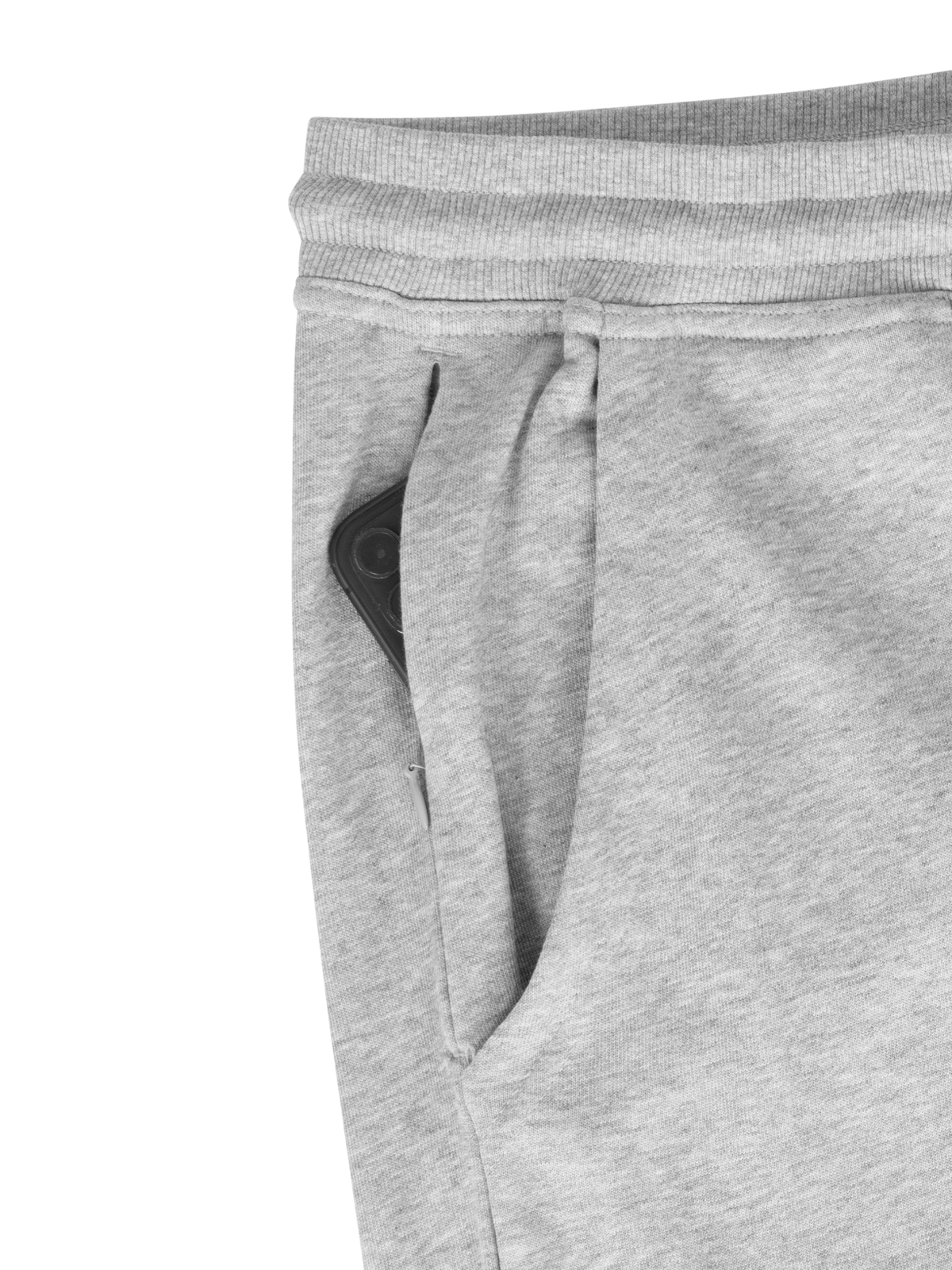 Clique Miami PRO Shorts – Gråmelert – detalj