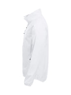 Clique Basic Softshell Jacket – Hvit – venstre side