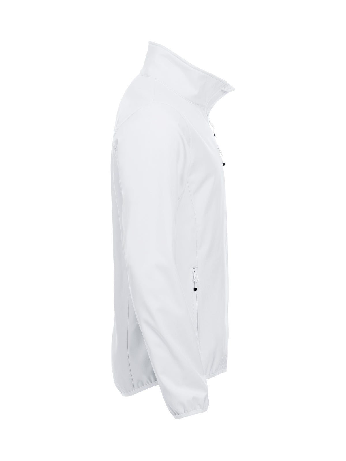 Clique Basic Softshell Jacket – Hvit – høyre side