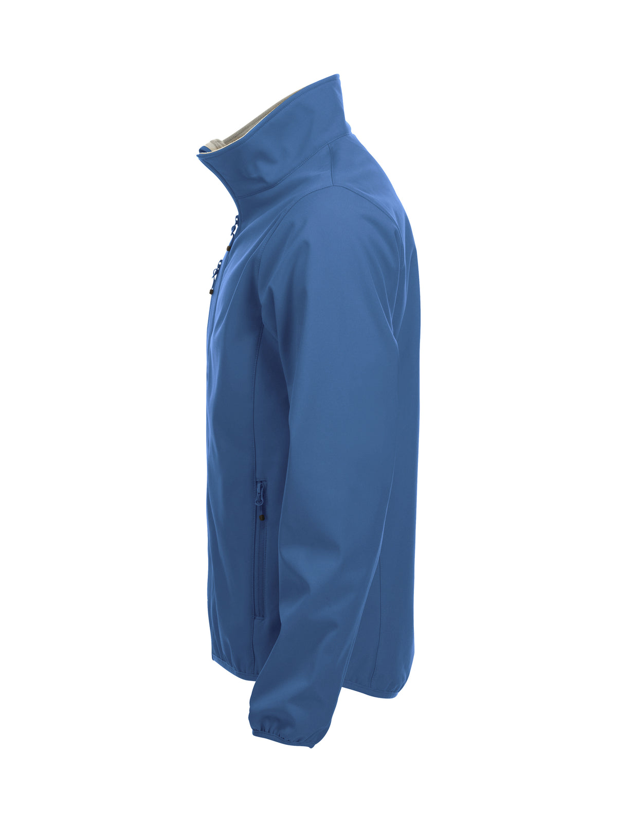 Clique Basic Softshell Jacket – Kongeblå – venstre side