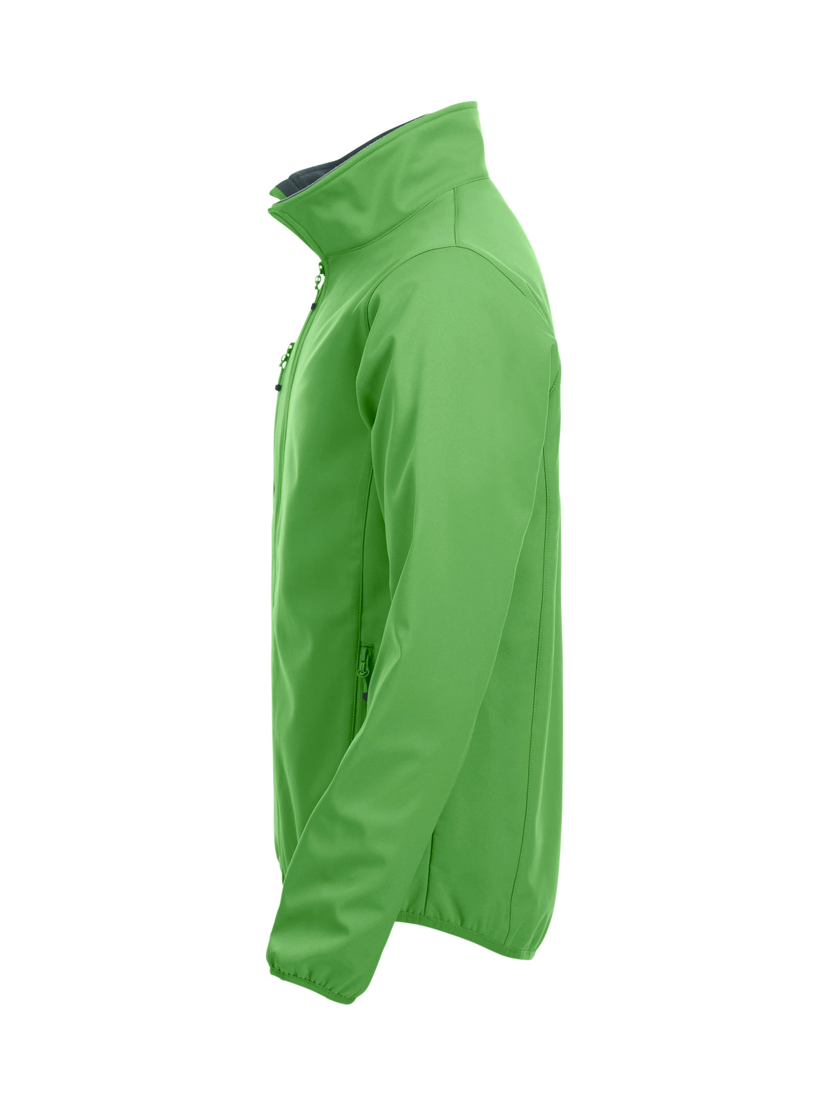 Clique Basic Softshell Jacket – Eplegrønn – venstre side