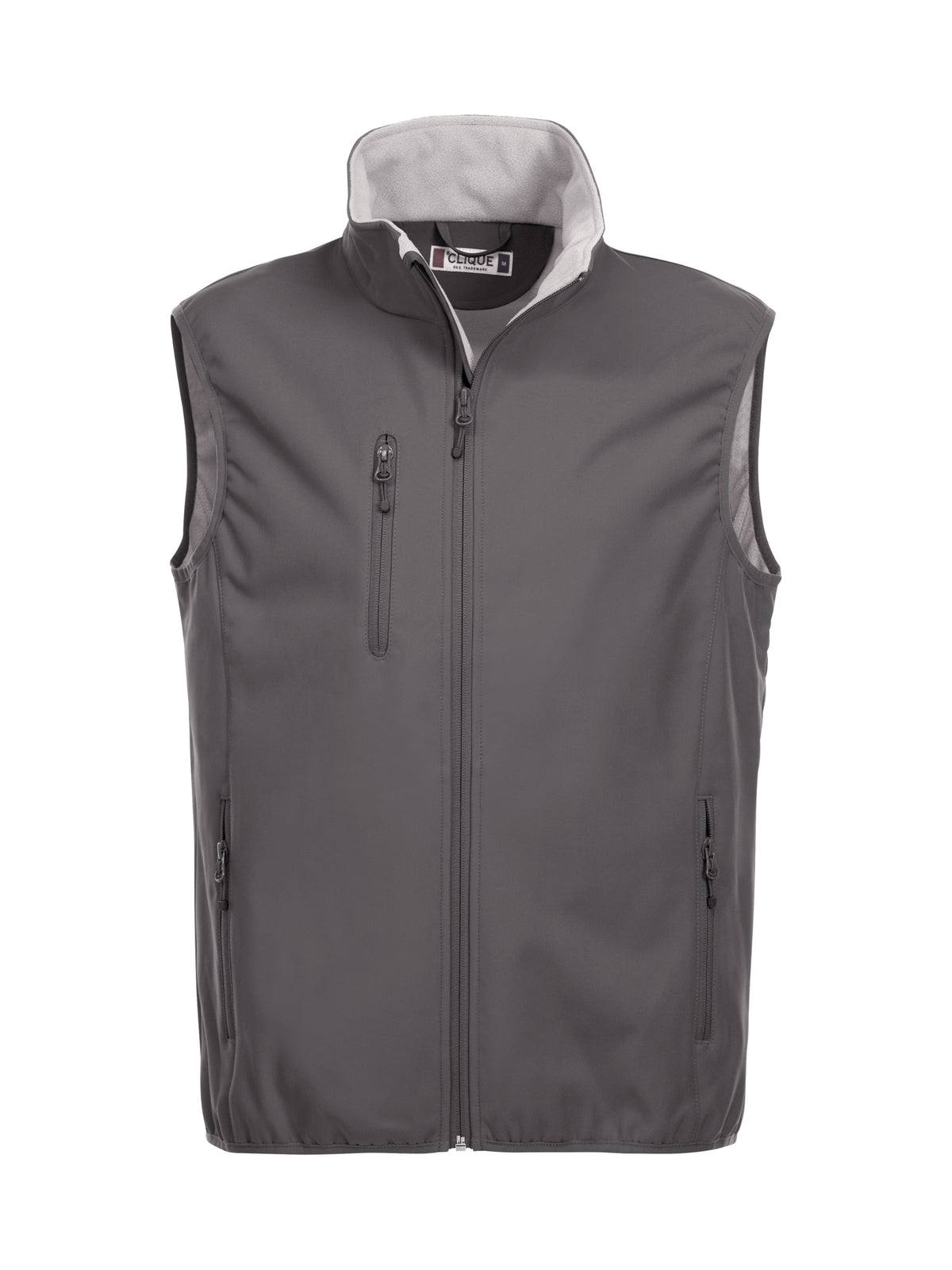 Clique Basic Softshell Vest – Pistol – forside